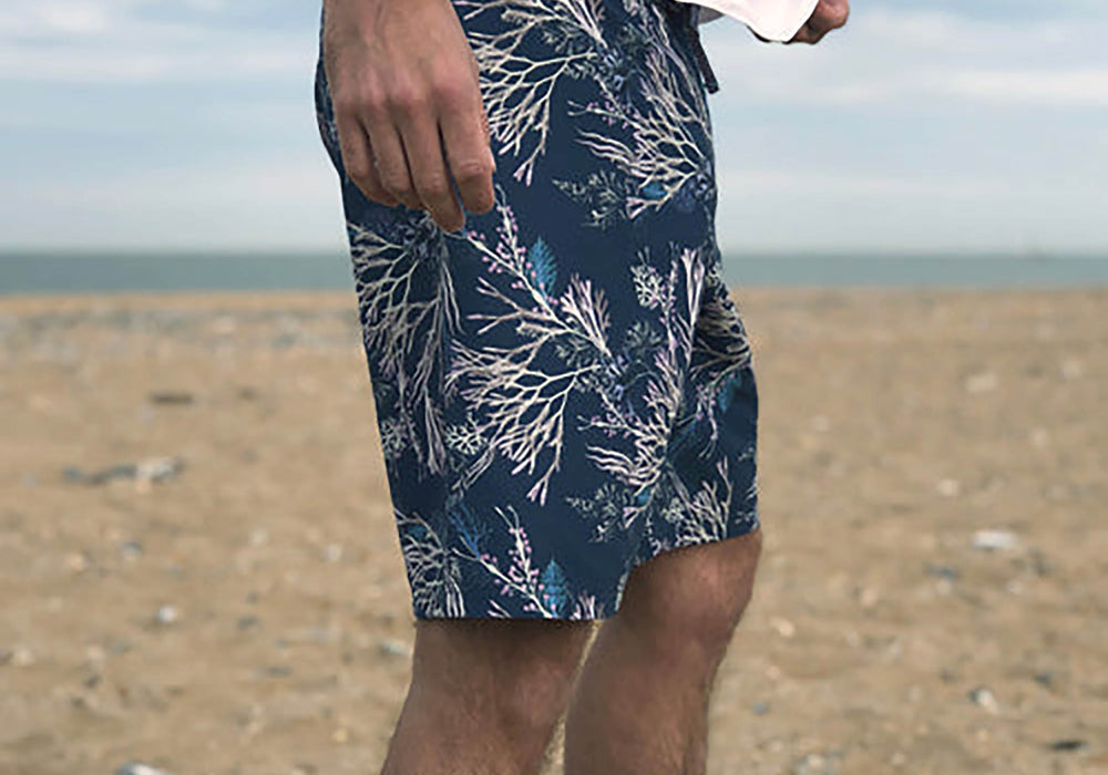 FULLY RECYCLED AND RECYCLABLE SHORTS: THE BLUE CAPSULE