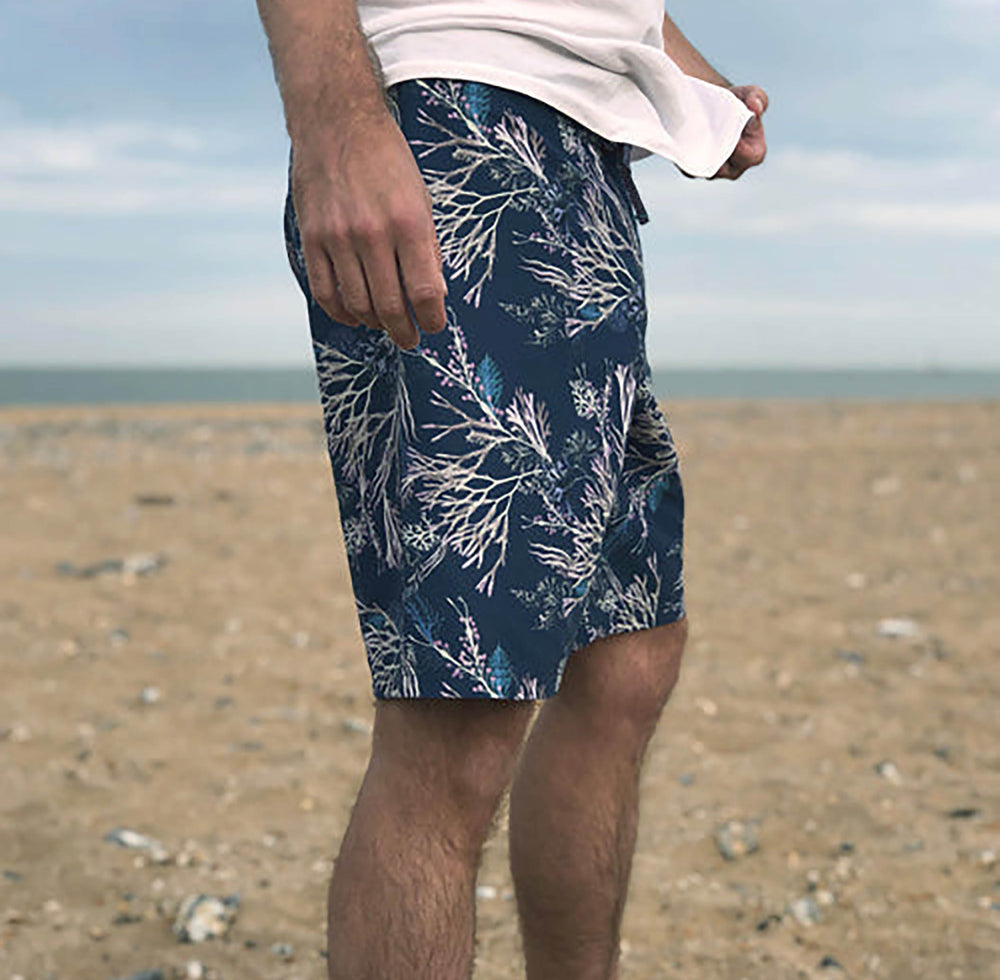 FULLY RECYCLED AND RECYCLABLE SHORTS: THE BLUE CAPSULE