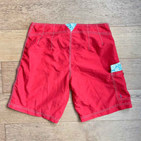 Blighty Solid Red, size 31, grade 2 Long Boardshort Riz Boardshorts 